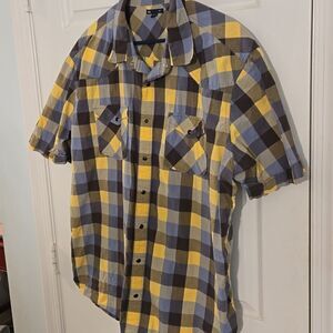 Mens short sleeve button down gap 2xl shirt